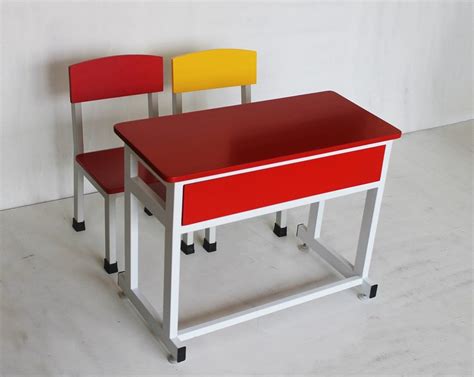 2.3 Feet Iron School Table Chair Set at Rs 2600/set in Indore | ID: 21746246273