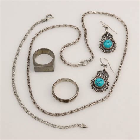 Sterling Silver Jewelry, 6 Pieces | Property Room