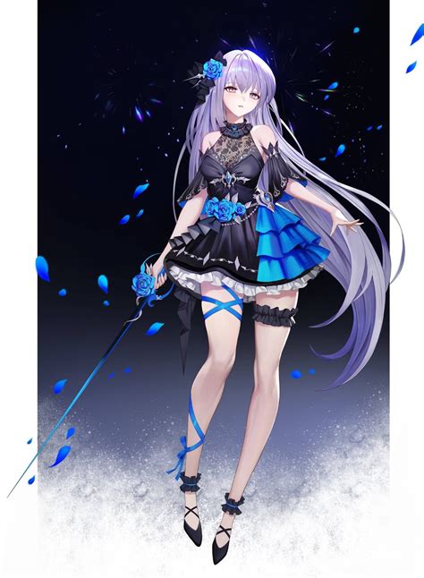 Blue Rose [Original] : r/silverhair