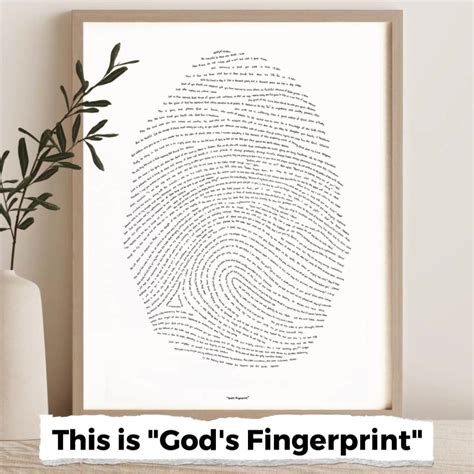 God's fingerprints - This is God’s Fingerprint Fingerprint Art, Thumb Prints, Fingerprints ...