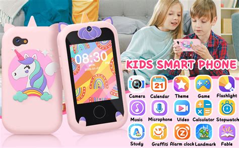 Amazon.com: Kids Smart Phone for Girls Unicorns Gifts for Girls Toys 8 ...