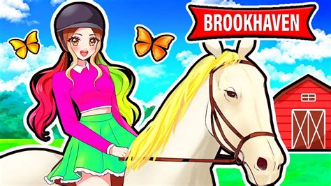 Bella & Friends Go HORSEBACK RIDING in Brookhaven RP! - YouTube