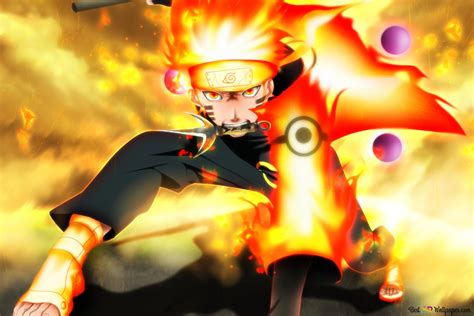 Naruto Uzumaki Sage Mode 4K wallpaper download