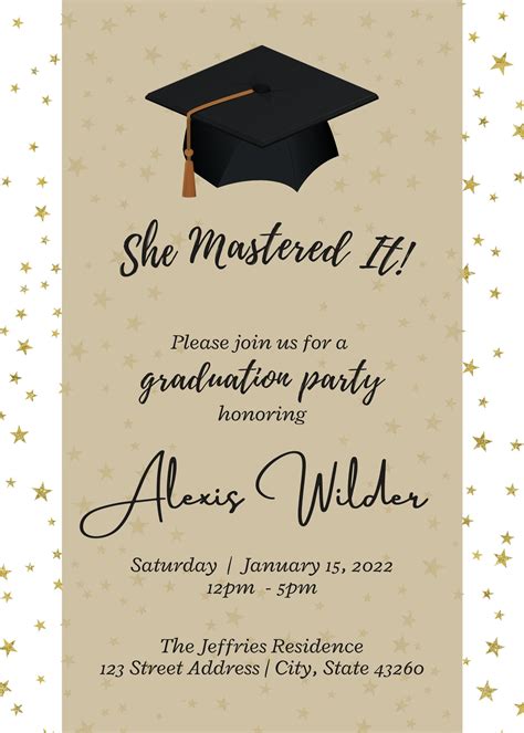 Graduation Party Invitations 2022