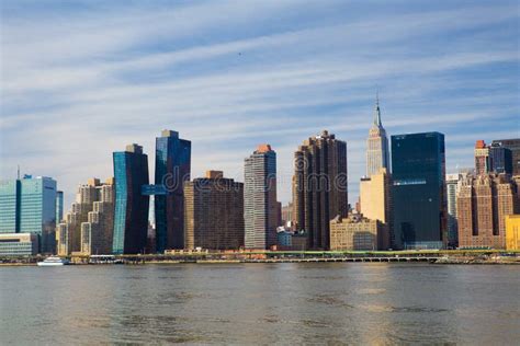 New York City Skyline from Long Island City Editorial Photography ...