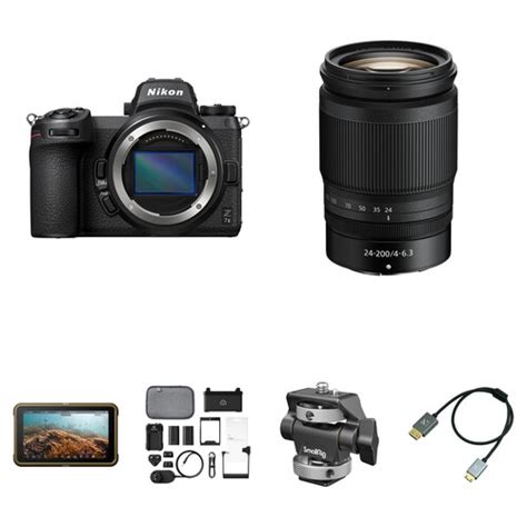 Nikon Z7 II Mirrorless Camera with 24-200mm Lens and Recording