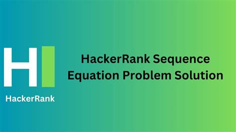 HackerRank Sequence Equation Problem Solution - TheCScience