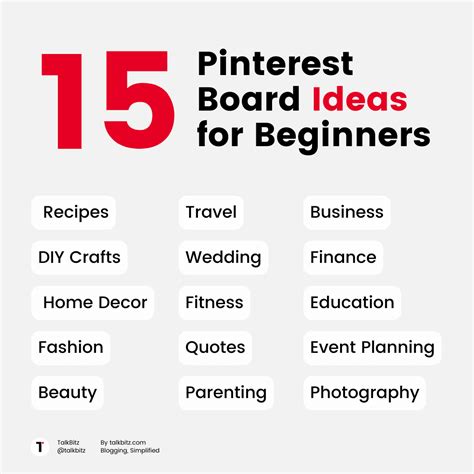 15 Pinterest Board Ideas for Beginners in 2024 - TalkBitz