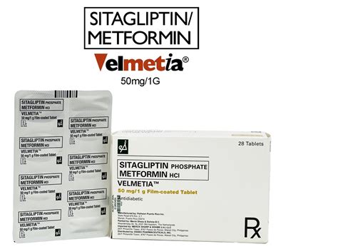 VELMETIA Sitagliptin 50mg/1g 1 Tablet – Think Health