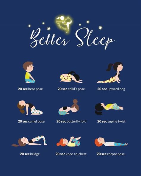 Yoga For Better Sleep : r/SelfCareCharts