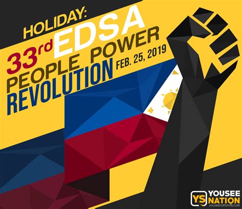 EDSA People Power Revolution poster design by YellowishGuy on DeviantArt