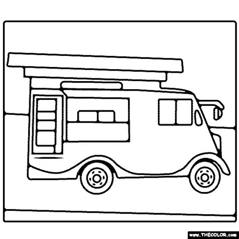 22+ Food Truck Coloring Page - EamonnMitchel