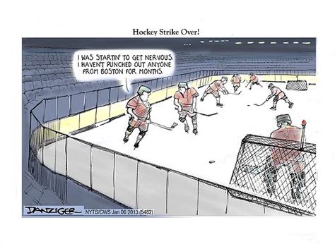 Hockey is Back - Danziger Cartoons