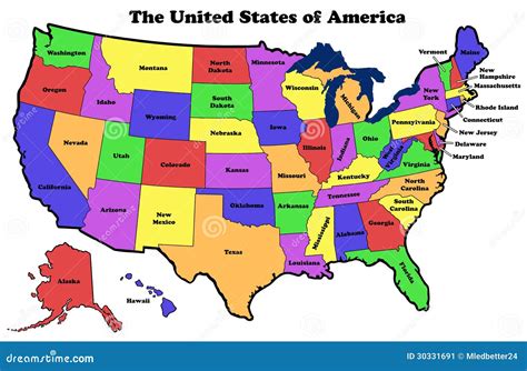 Mapa De Estados Unidos Con Nombres | Mapa