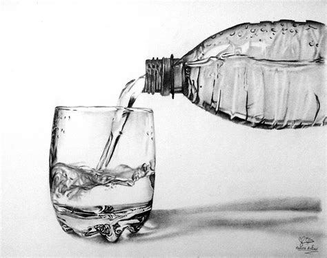 Pouring water from a bottle by Hannaasfour on DeviantArt