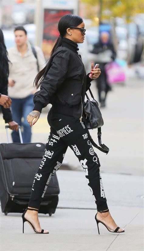 Get the pants for $20 at ebay.com - Wheretoget | Rihanna street style, Rihanna outfits, Rihanna ...