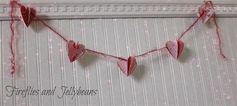 Fireflies and Jellybeans: 3-D Heart Garland Tutorial (12 months of Martha!)