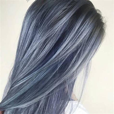Blue Slate... by @sadiejcre8s #behindthechair #slatehair | Hair styles ...