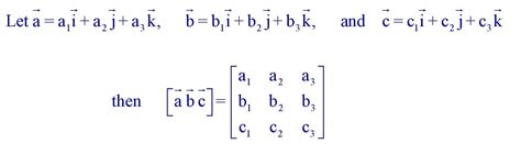 Scalar Triple Product Formula » Formula In Maths