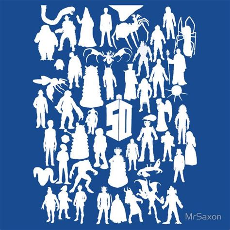 Doctor Who 50 enemy silhouettes | Doctor who enemies, Doctor who, Classic doctor who