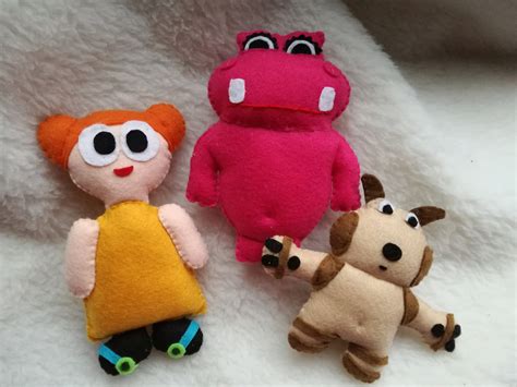 Hippa hippa hey babytv handmade characters from baby TV hippa | Etsy