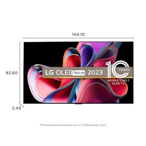 Buy LG G3 164 cm (65 inch) OLED 4K Ultra HD WebOS TV with Dolby Vision ...