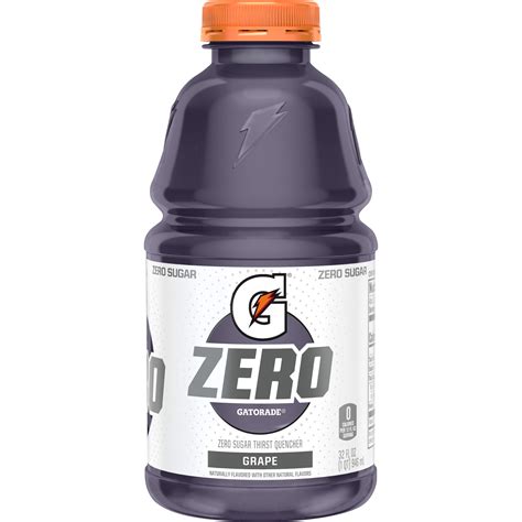 Gatorade Zero Sugar Thirst Quencher, Grape, 32 oz Bottle - Walmart.com ...