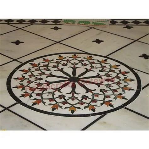 Handicrafts Gateway Stone Inlay Flooring, Thickness: 5-10 mm at best price in Agra