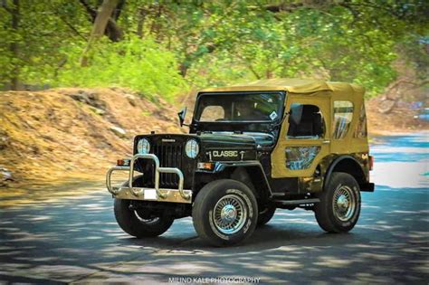 Mahindra & Mahindra's Classic 4x4 off road jeep gets restored by a car enthusiast in India