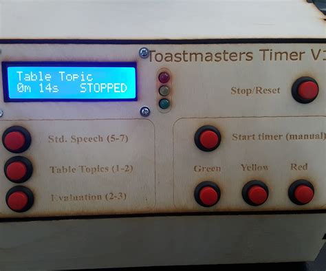 Toastmasters Timer : 7 Steps (with Pictures) - Instructables