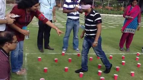 Team Building Activities - Blind Fold - YouTube