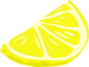 Lemon Wedge Clip Art at Clker.com - vector clip art online, royalty free & public domain