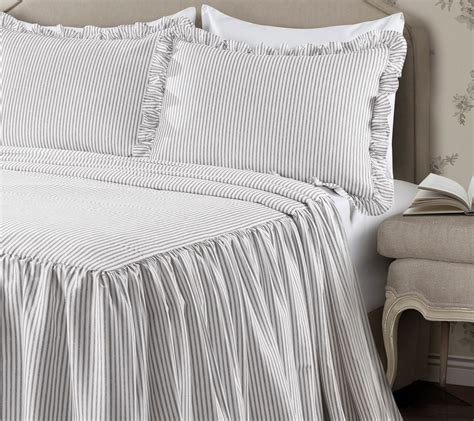 Ticking Stripe 3-Piece Full Bedspread Set by Lush Decor - QVC.com