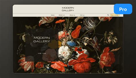 Museum Website Template | Museum Website Design | Uizard