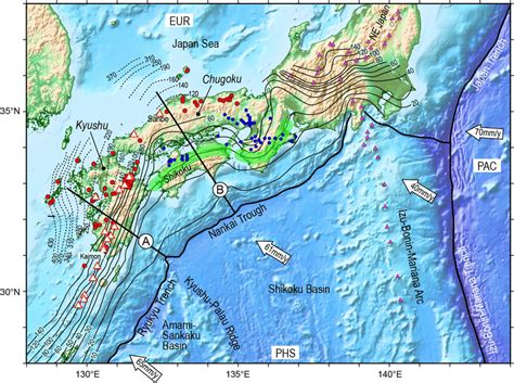 Tectonic setting of the western part of the Japanese Archipelago, which... | Download Scientific ...