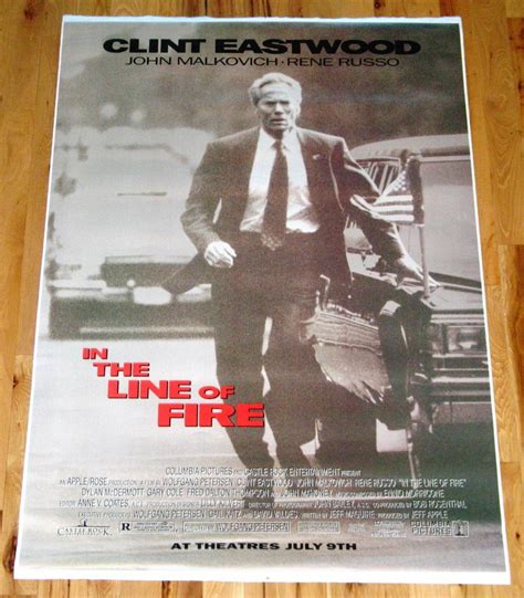 Clint Eastwood "In the Line of Fire" Subway Style Movie Poster ...