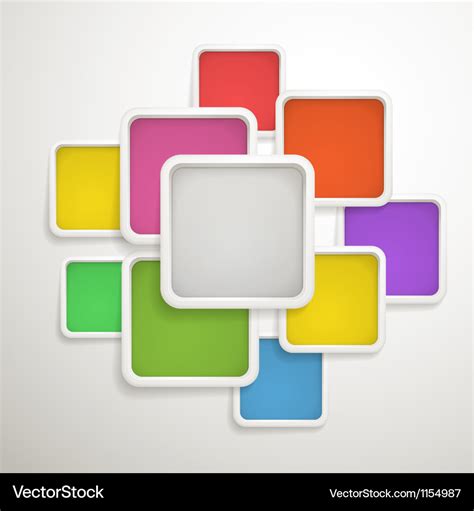 Abstract background color boxes Royalty Free Vector Image