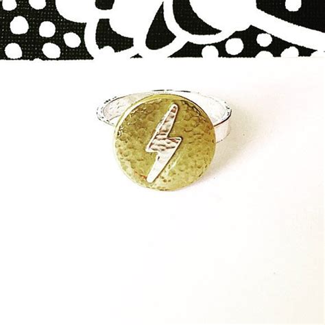 Lightning Bolt Ring - Etsy