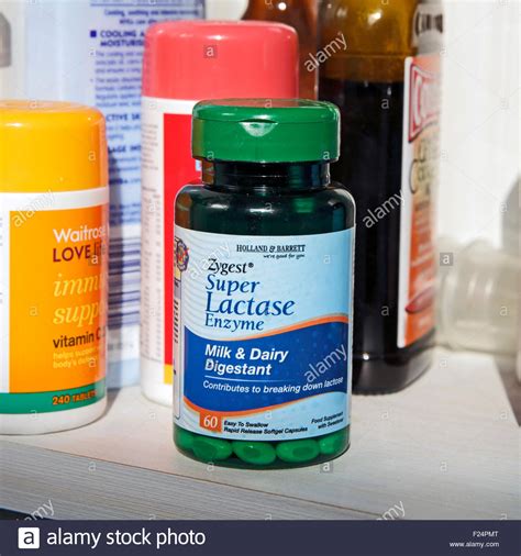 Lactase Enzyme Digestive Capsules Stock Photo, Royalty Free Image ...