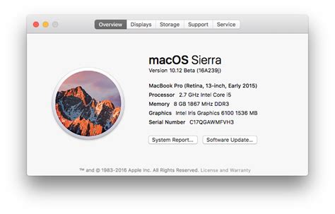 A First Look At Apple's macOS Sierra