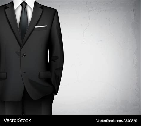 Businessman suit background Royalty Free Vector Image