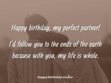 Birthday Wishes for Life Partner - Happy Birthday Wisher