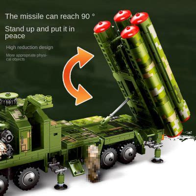 HQ-9 Anti-Aircraft Missiles System SEMBO 105768 Military With 1048pcs - MOC Brick Land