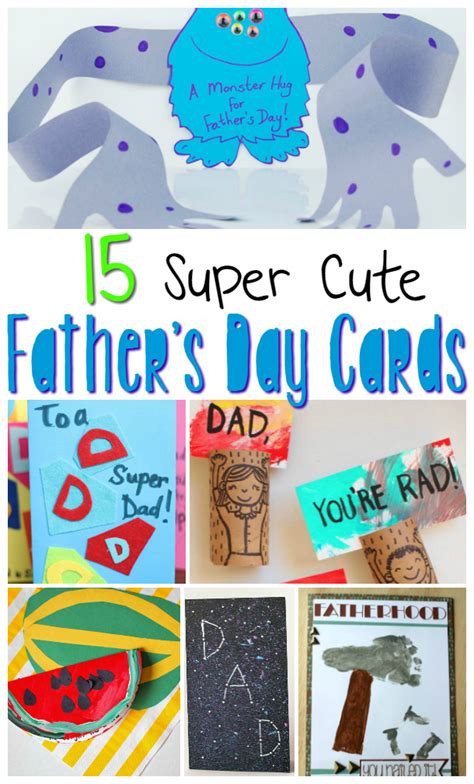 Father's Day Cards Kids Can Make ⋆ Sugar, Spice and Glitter