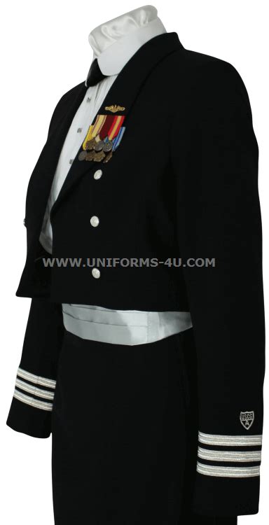 U.S. COAST GUARD AUXILIARY WOMEN'S DINNER DRESS BLUE JACKET UNIFORM