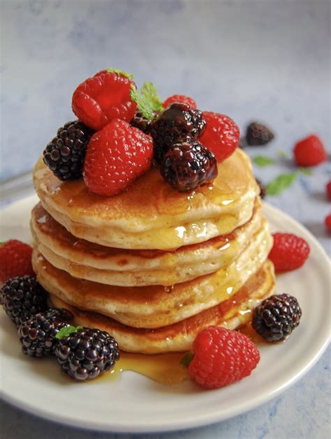 Fluffy American Pancakes - Something Sweet Something Savoury