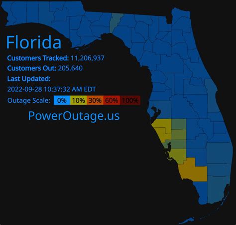 PowerOutage.us on Twitter: "Over 200k electric customers are now without power in #Florida as # ...