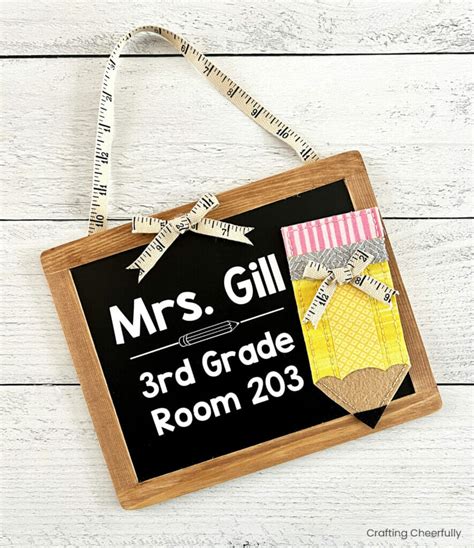 DIY Classroom Chalkboard Signs - Crafting Cheerfully