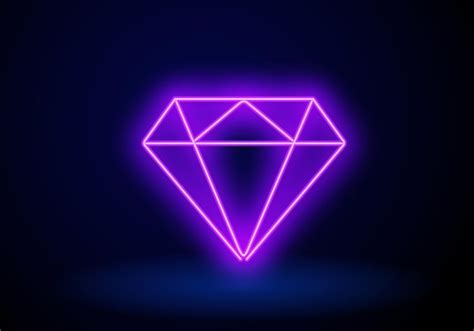 Premium Vector | Diamond neon icon simple thin line outline vector of casino icons for ui and ux ...