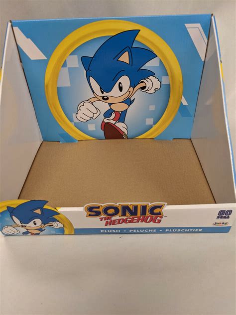 Sonic the HedgeHog Plush Store Display Toys SEGA (empty box 11x8x8 ...